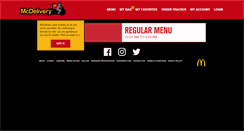 Desktop Screenshot of mcdelivery.com.ph